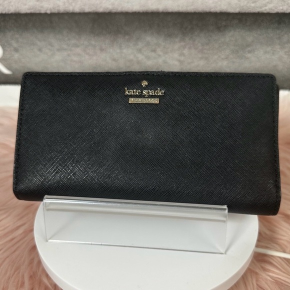 Kate Spade Black Women's Bifold Wallet - Picture 1 of 8